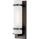 Alban 1 Light 14 inch Antique Bronze Outdoor Wall Lantern, Small