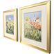 Summer Wildflowers Green and Yellow and Blue and Multi Framed Art