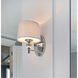 Rondo 1 Light 7 inch Polished Nickel Wall Sconce Wall Light