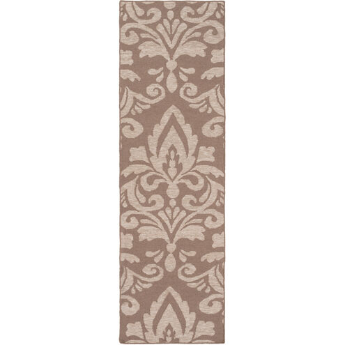 Stallman 96 X 30 inch Taupe, Ivory Rug