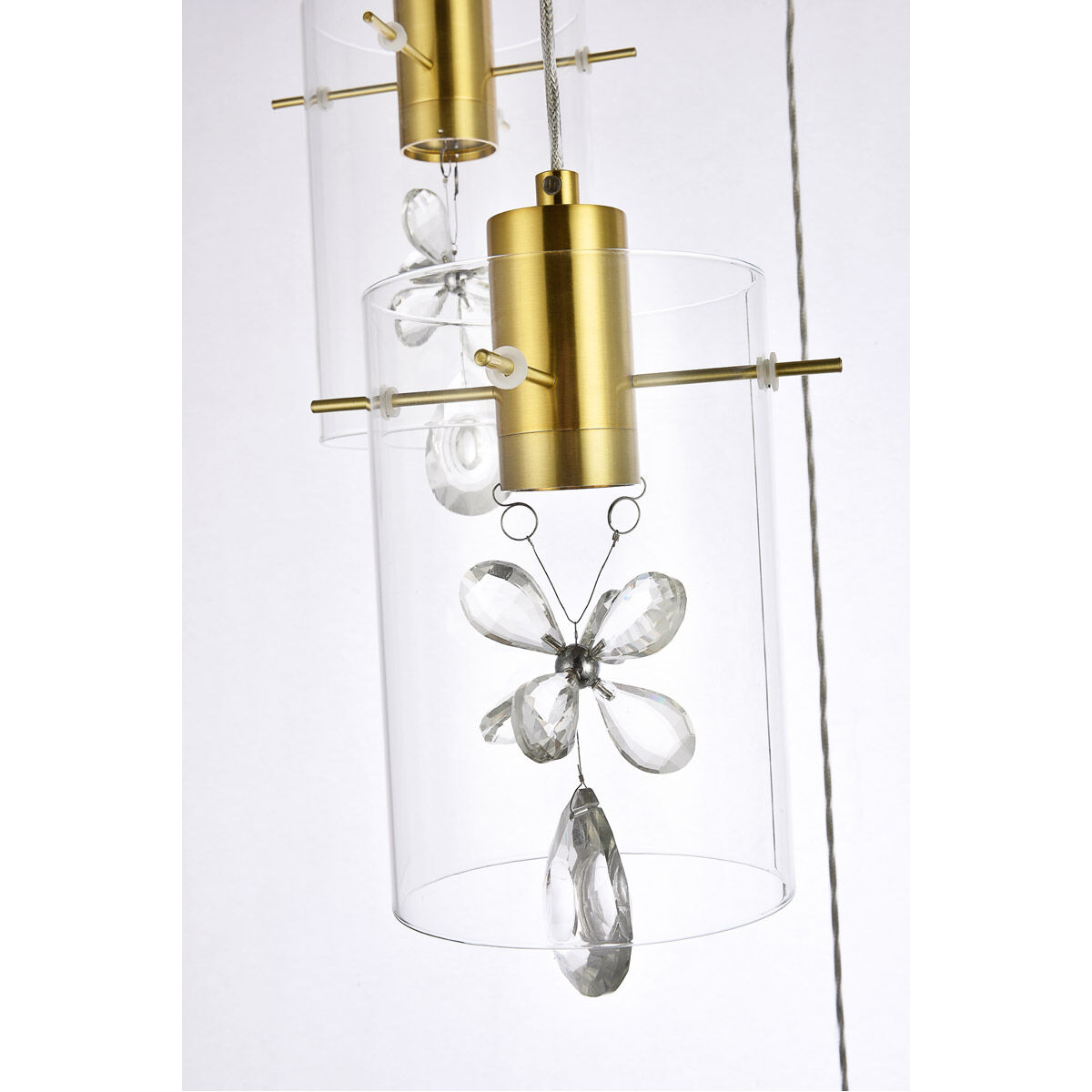 Hana 12 Light 22 inch Gold Pendant Ceiling Light