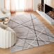 Sesia 130 X 94 inch Light Grey Rug in 8 x 11