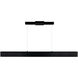 Krista LED 47 inch Satin Black Pool Table Light Ceiling Light