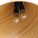 Conique Pendant Ceiling Light in Light Walnut