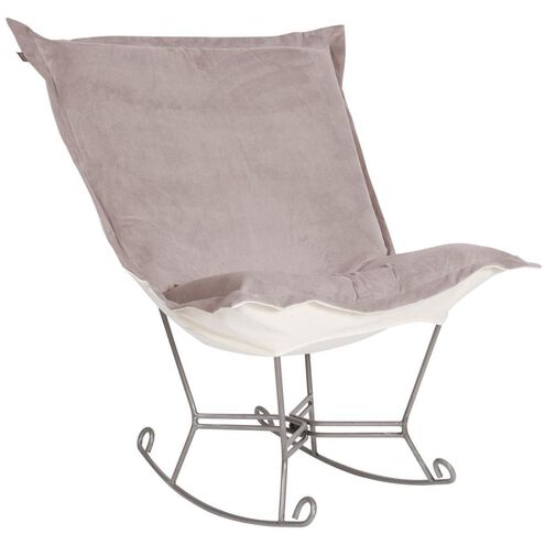 Scroll Puff Ash Rocker Chair, The Bella Collection