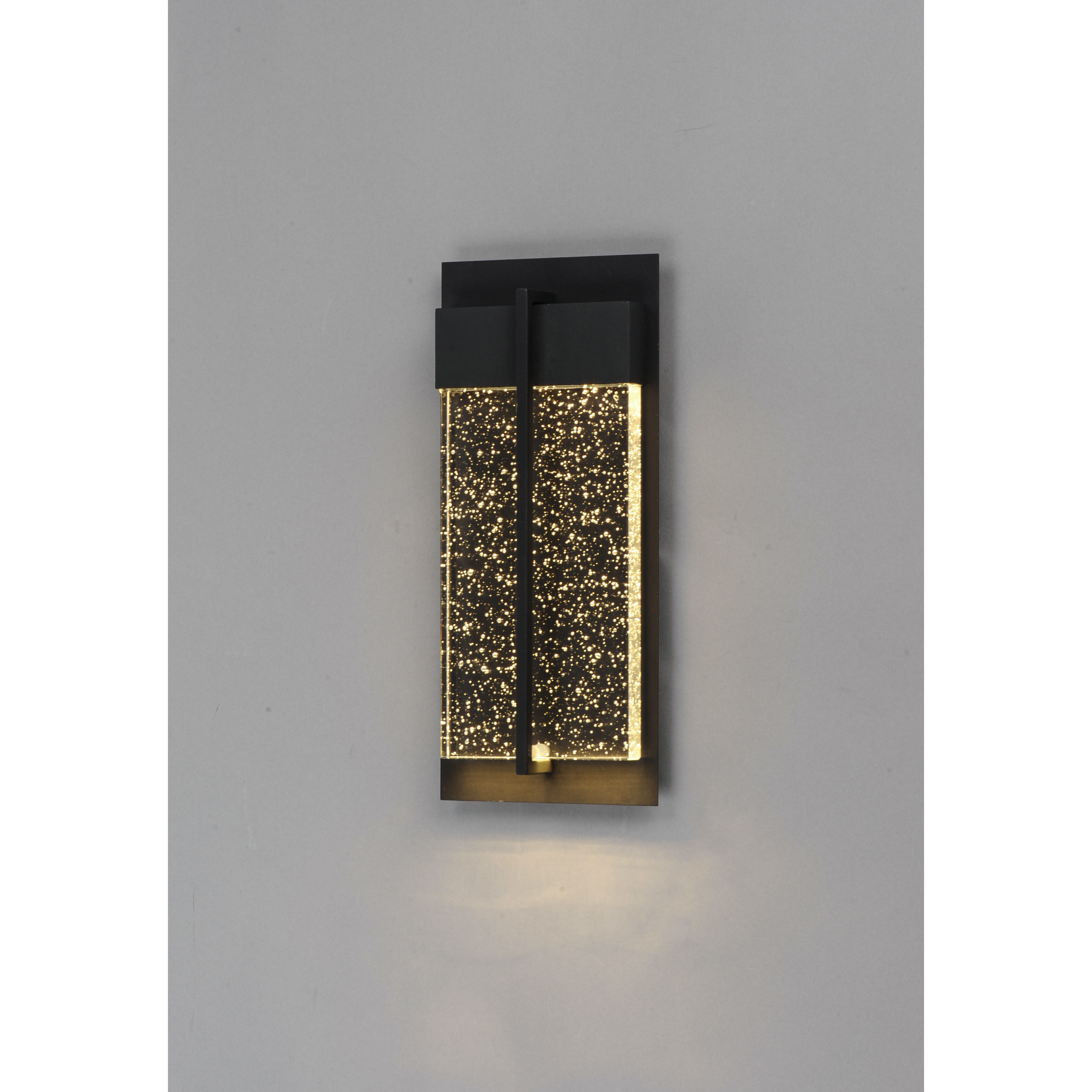 Cascade LED 14 inch Black Outdoor Wall Mount