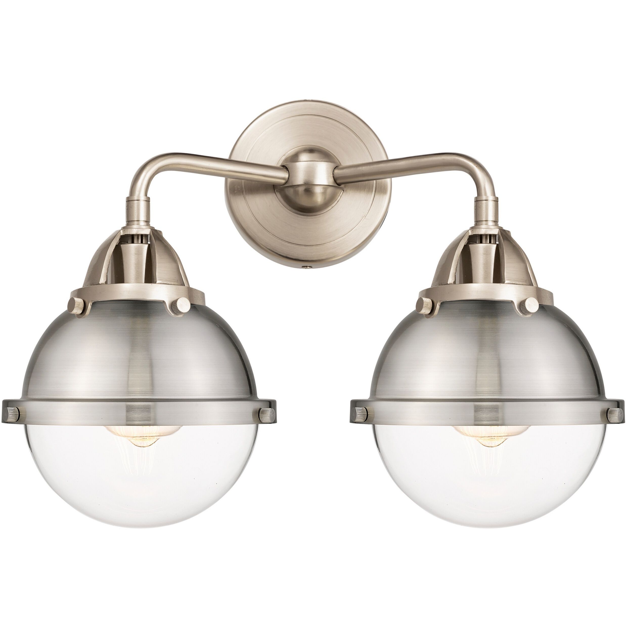 Nouveau 2 Hampden 2 Light 15.25 inch Bathroom Vanity Light