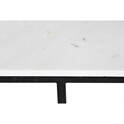 Lois 56 X 30 inch Matte Black Coffee Table