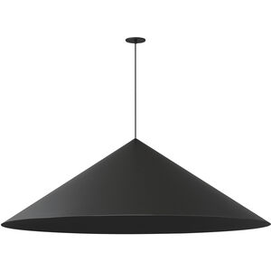 Pitch LED 51 inch Black Single Pendant Ceiling Light