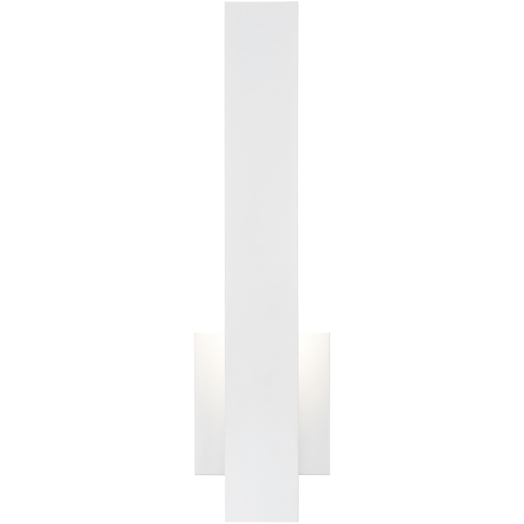 Zayden LED 18 inch Matte White Outdoor Wall Light