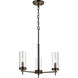 Sean Lavin Zire 3 Light 18 inch Brushed Oil Rubbed Bronze Chandelier Ceiling Light