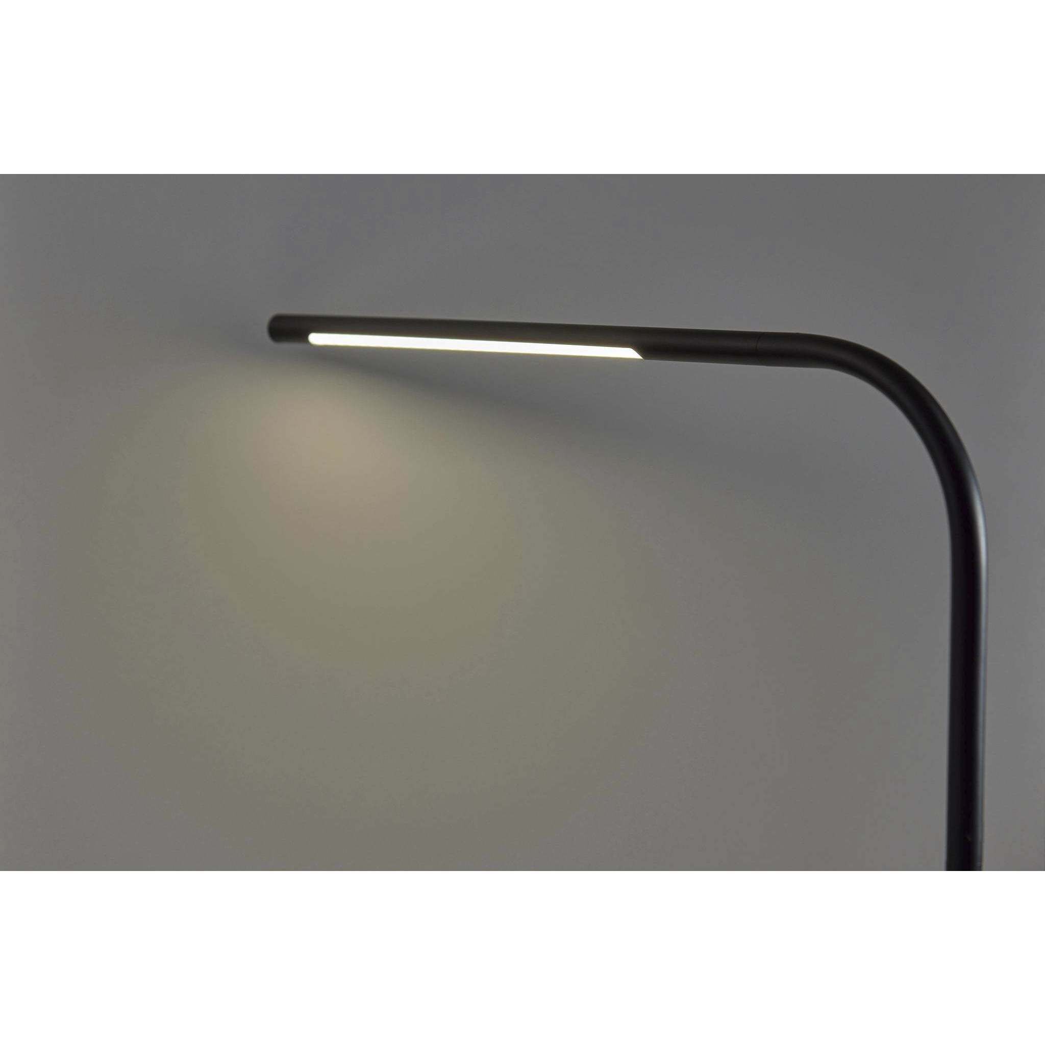 Cullen 24 inch 9.00 watt Black LED Desk Lamp Portable Light, with Smart Switch