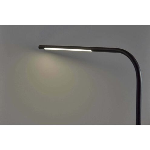 Cullen 24 inch 9.00 watt Black LED Desk Lamp Portable Light, with Smart Switch