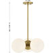Turin 3 Light 17 inch Warm Brass Chandelier Ceiling Light