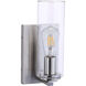 Acacia 1 Light 5 inch Brushed Nickel Bath Light Wall Light