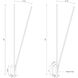 Lever Wall Sconce Wall Light in Brushed Gold