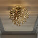 Ashgrove 6 Light 21 inch Legacy Brass Semi Flush Ceiling Light