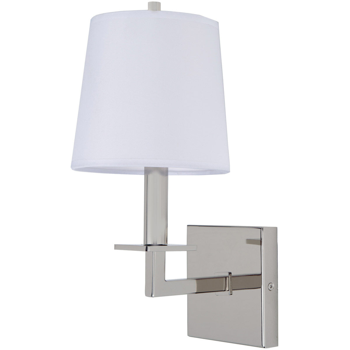 Lisbon 1 Light 7 inch Polished Nickel Wall Sconce Wall Light
