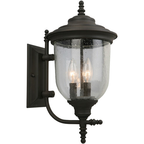 Pinedale 3 Light 17.5 inch Matte Bronze Outdoor Wall Light