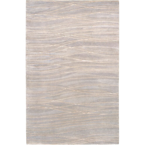 Shibui 96 X 60 inch Light Gray, Lavender, Mauve, Taupe, Camel Rug