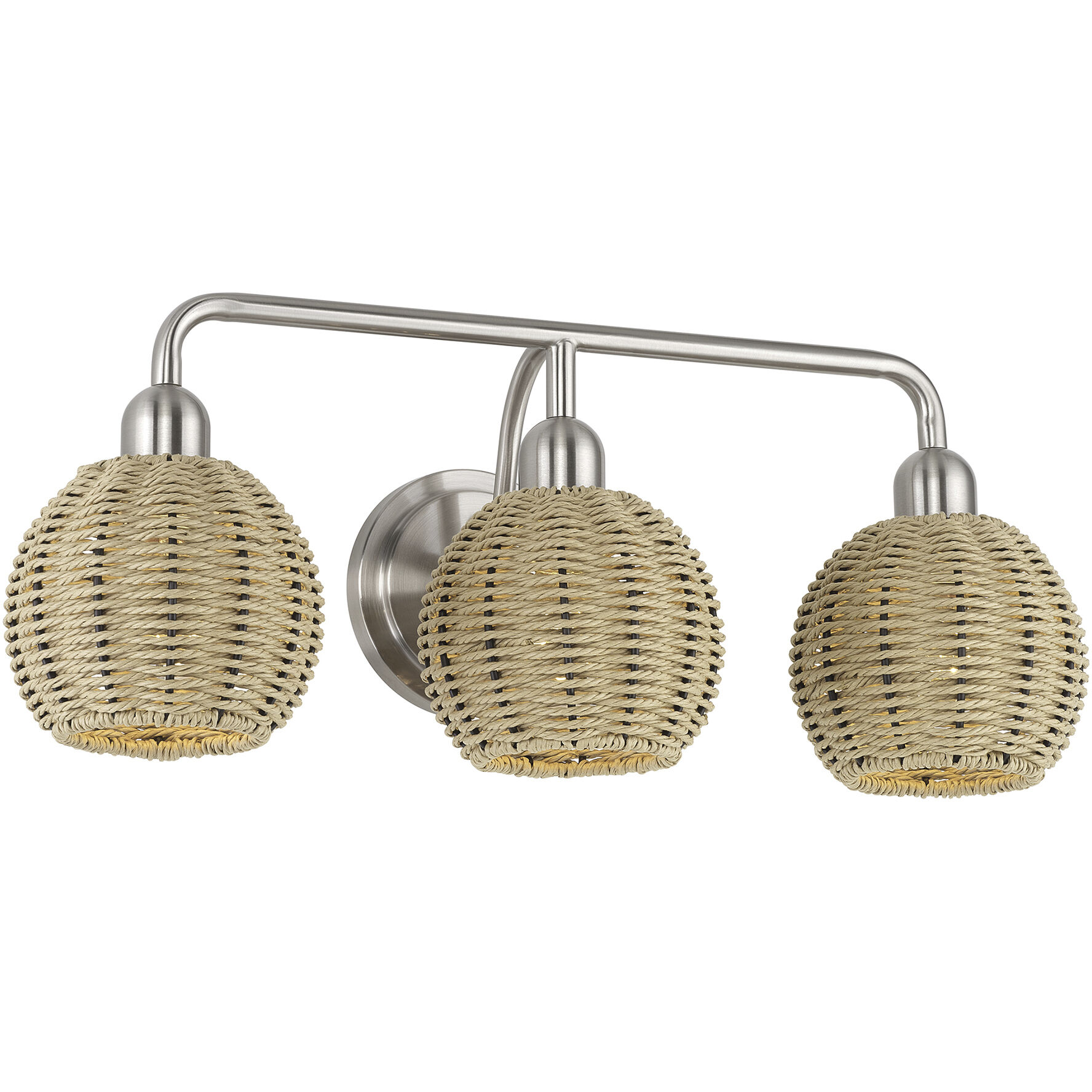 Summervine 3 Light 23.5 inch Brushed Nickel Vanity Wall Sconce Wall Light