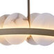 Meridian Island Light Ceiling Light in Winter Brass