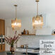 Ontario 3 Light 17.1 inch Luxe Gold Pendant Ceiling Light, Large