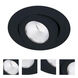 Ocularc Black Recessed Lighting in Flood, Warm Dim, Round