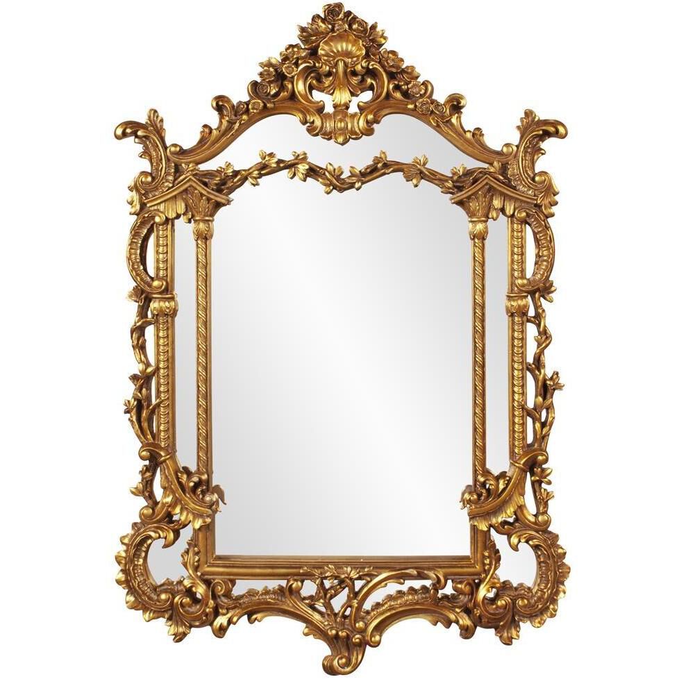 Arlington 49 X 34 inch Antique Gold Leaf Wall Mirror
