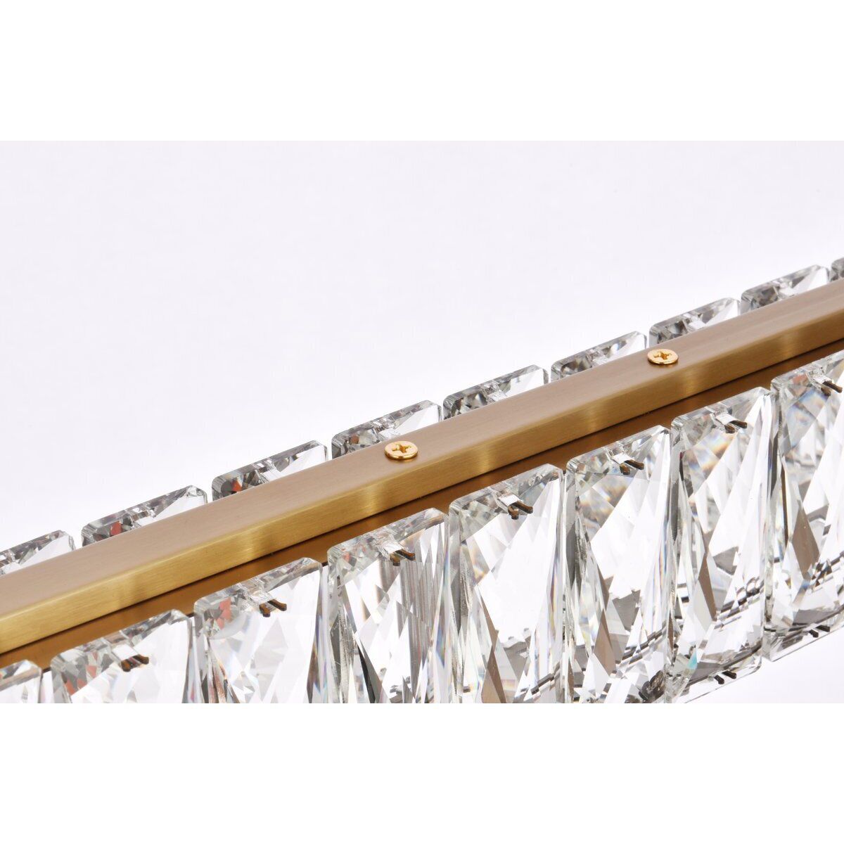 Monroe 1 Light 38 inch Gold Linear Pendant Ceiling Light