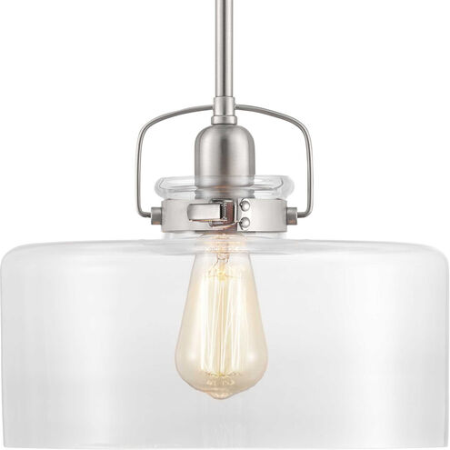 Calhoun 1 Light Brushed Nickel Pendant Ceiling Light