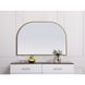 Blaire 36 X 24 inch Brass Mirror