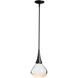 Fritz 1 Light 8.3 inch Black Mini Pendant Ceiling Light, Large