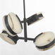 Kelly Wearstler Melange LED 25.25 inch Bronze Multi-Positional Semi-Flush Chandelier Ceiling Light