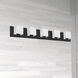 Verona 5 Light 29.5 inch Matte Black Vanity Light Wall Light