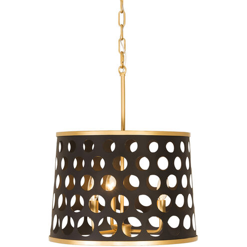 Bailey 3 Light 16 inch Gold Pendant Ceiling Light