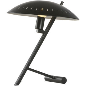 Larry Laslo 40.00 watt Matte Black Table Lamp Portable Light