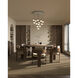 Pluto Multi Pendant Ceiling Light in Chrome