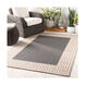 Alfresco 94 X 29 inch Black/Camel/Cream Outdoor Rug, Polypropylene