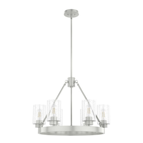 Hartland 6 Light 24 inch Brushed Nickel Chandelier Ceiling Light