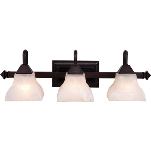 Cardiff LED 25 inch Oil Burnished Bronze Bathroom Light Wall Light
