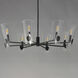 Armory 8 Light 35.75 inch Black Chandelier Ceiling Light