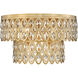 Dealey 9 Light 20 inch Heirloom Brass Flush Mount Ceiling Light