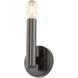 Copenhagen 1 Light 5.13 inch Black Chrome ADA Wall Sconce Wall Light, Single