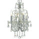 Imperial 4 Light 12 inch Polished Chrome Mini Chandelier Ceiling Light in Clear Hand Cut