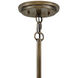 Open Air Alder 1 Light 20 inch Burnished Bronze Outdoor Pendant