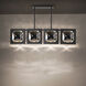 Beyond Enchante LED 43 inch Black Linear Pendant Ceiling Light, Beyond
