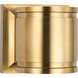 Chapman & Myers Provo LED 4.5 inch Antique-Burnished Brass Canister Wall Light