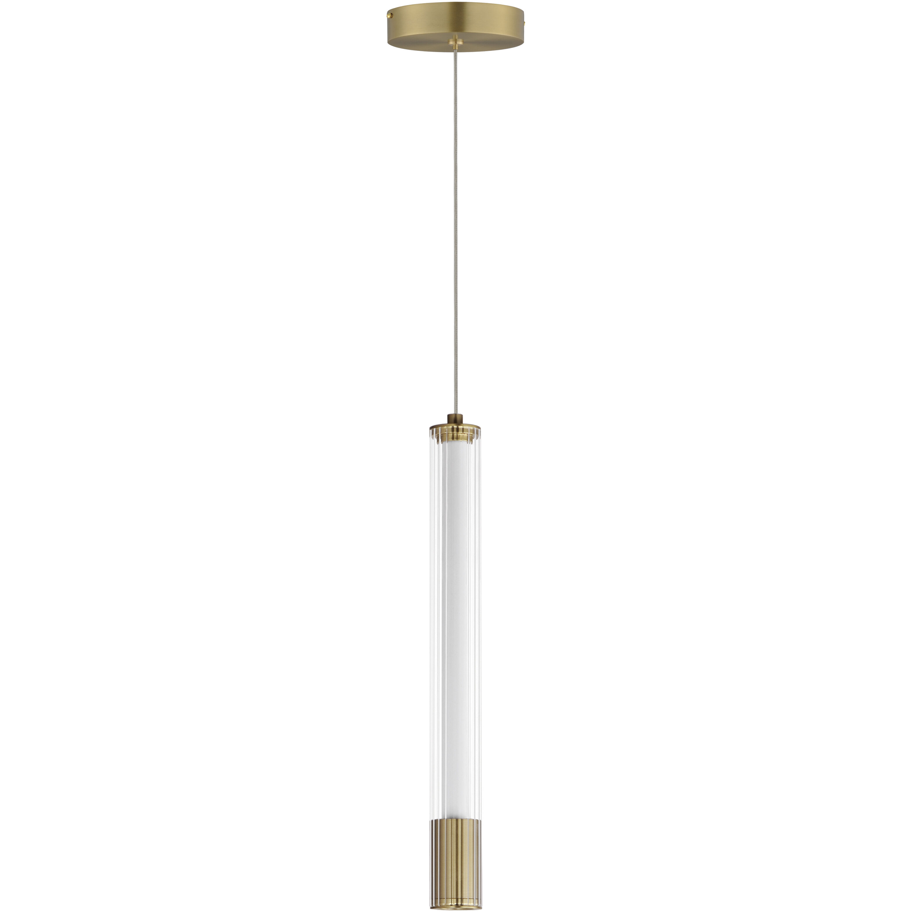 Cortex LED 1.5 inch Natural Aged Brass Single Pendant Ceiling Light