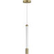 Cortex LED 1.5 inch Natural Aged Brass Single Pendant Ceiling Light